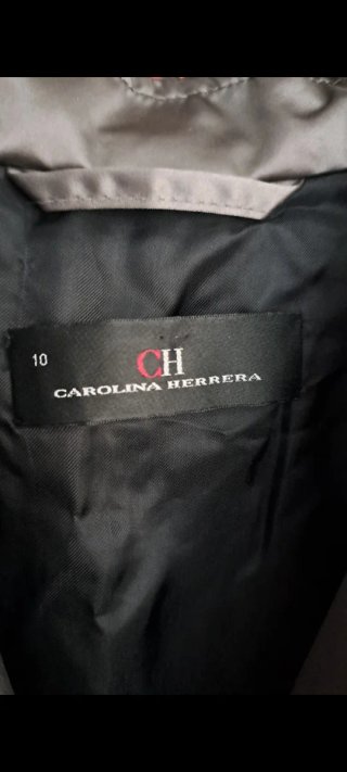 Chaqueta Carolina Herrera Talla L Gris