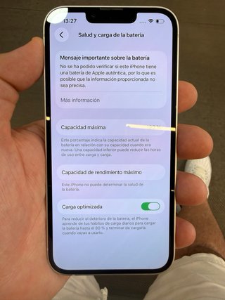 iPhone 13 Blanco 128GB || Estado perfecto