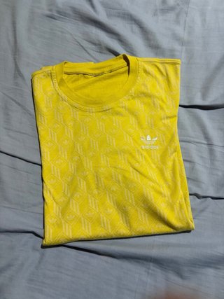 Camiseta Adidas Amarilla Talla M