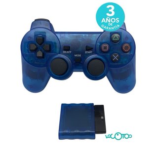 Mando PS2 Inalámbrico NO Original Azul