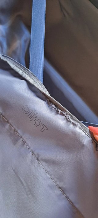 Maleta de mano Totto azul/gris