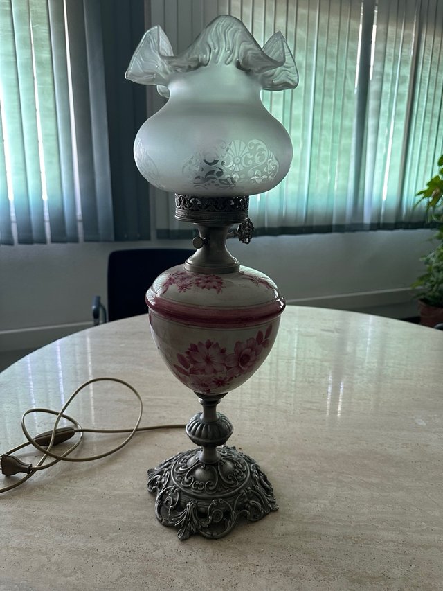 Lámpara vintage estilo aceite