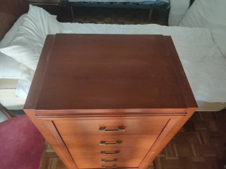 Cómoda de madera cerezo con 6 cajones Para recoger