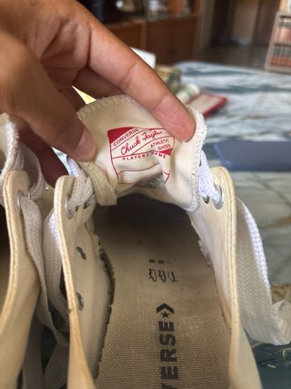 Converse Beige/Blanco Talla 38