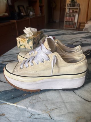 Converse Beige/Blanco Talla 38