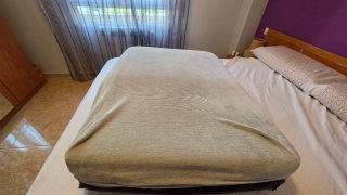 Cojín para sillón de tela