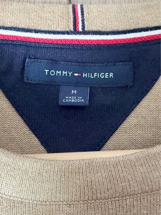 Jersey Tommy Hilfiger Rayas Beige y Marrón