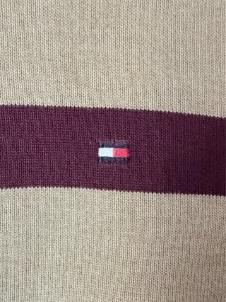 Jersey Tommy Hilfiger Rayas Beige y Marrón