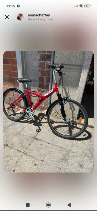 Bicicleta roja