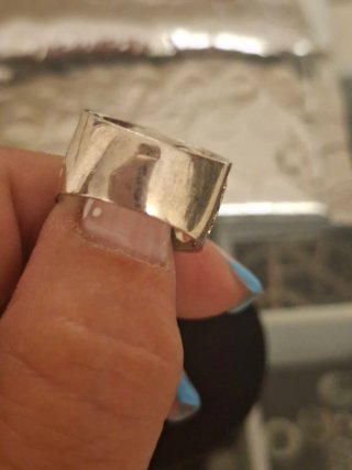 Anillo Tous Plata Diseño Calado. Talla Tous 11,5