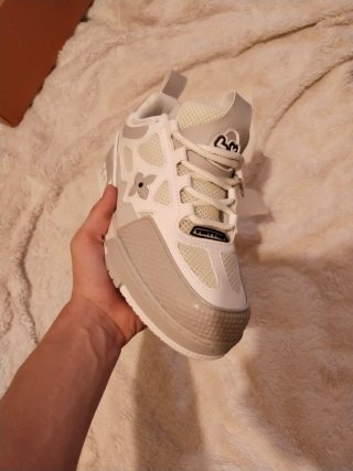 Zapatillas Louis Vuitton Skate Plata/Blanco