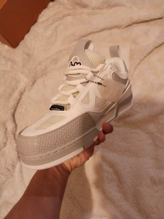 Zapatillas Louis Vuitton Skate Plata/Blanco