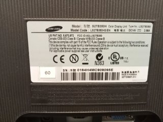 Pantalla Samsung SyncMaster S27B350H