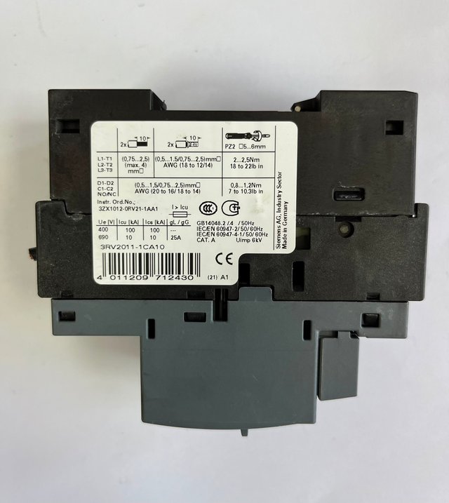 Guardamotor Siemens 3RV2011-1CA10