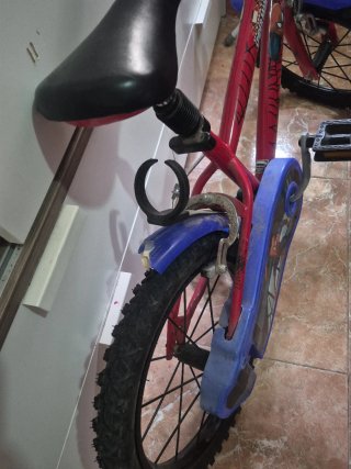 Bicicleta Spiderman Roja
