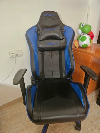 Silla Gaming Drift Azul y Negra