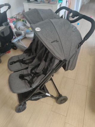 Carrito doble Asalvo gris