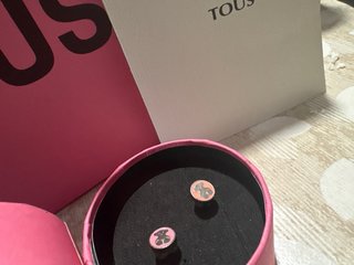 Pendientes Tous Oro Rosa y Perla