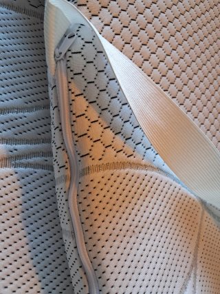Topper in lattice Gemma 170x190cm