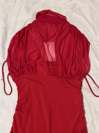 Vestito Zara rosso taglia unica nuovo