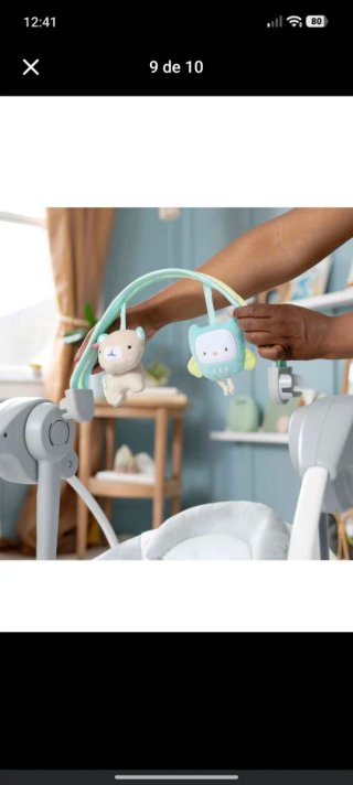 Columpio Eléctrico Portátil Ingenuity Bebé