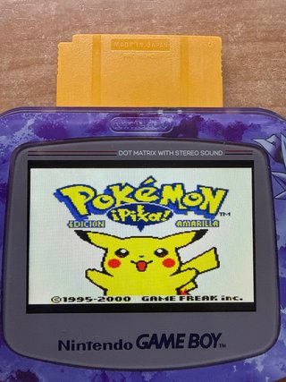 Pokemon Amarillo Game Boy Nintendo DMG-APSS-ESP