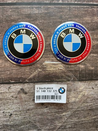 2 EMBLEMAS BMW M POWER PERFORMANCE R1200 R1250 GS