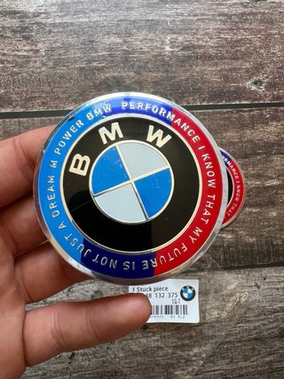 2 EMBLEMAS BMW M POWER PERFORMANCE R1200 R1250 GS