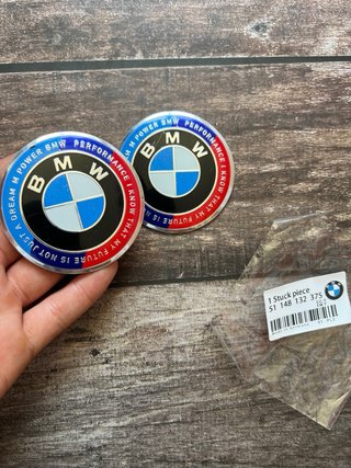 2 EMBLEMAS BMW M POWER PERFORMANCE R1200 R1250 GS