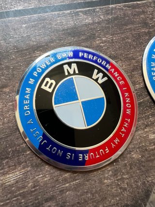 2 EMBLEMAS BMW M POWER PERFORMANCE R1200 R1250 GS