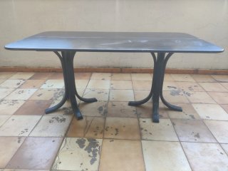 Mesa comedor extensible madera negra SOLO RECOGER