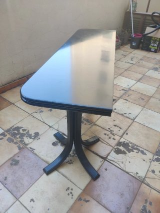 Mesa comedor extensible madera negra SOLO RECOGER