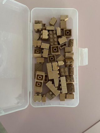 Bloques de construcción de madera Lego