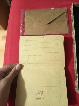 Set de pluma de escribir y tinta