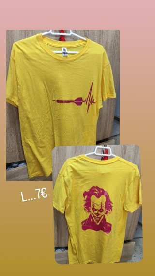 Camiseta XXL 7€ Diseño para dardos y personalizada