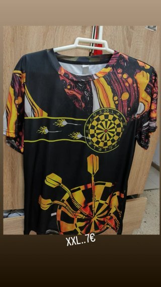 Camiseta XXL 7€ Diseño para dardos y personalizada
