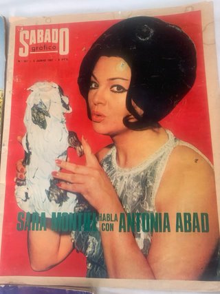 Lote de revistas antiguas SABADO los 60