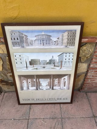 Cuadro Vedute della Città Ideale 72x102cm