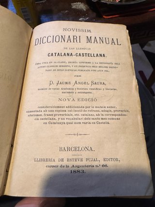Libros antiguos Cataluña Barcelona siglo XIX