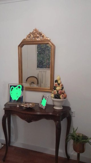 Rebidor vintage restaurado madera