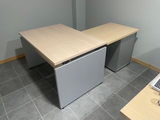 Mobiliario de oficina madera y metal