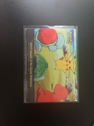 Topps Pokémon TV Series lote 5 cartas