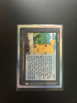 Topps Pokémon TV Series lote 5 cartas