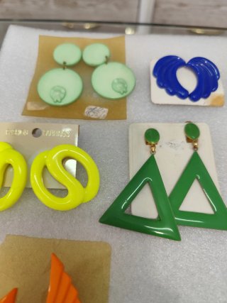 Pendientes vintage años 80 Lote
