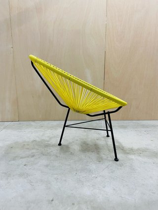 Sillón Acapulco Amarillo y Negro