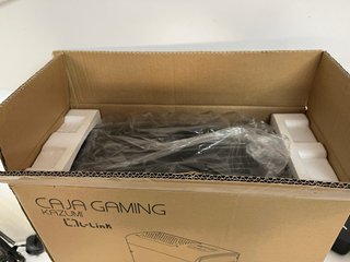 Caja Gaming Negra con 4 ventiladores LED Rojos
