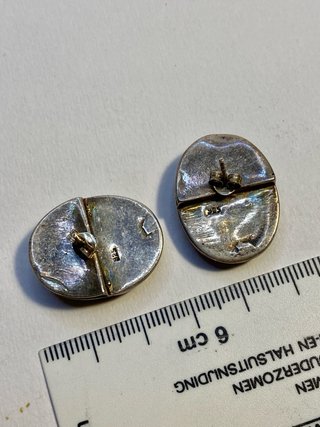Orecchini vintage argento 925 onice e marcasite