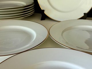 Bohemia 10 Platos Postre Porcelana + regalo