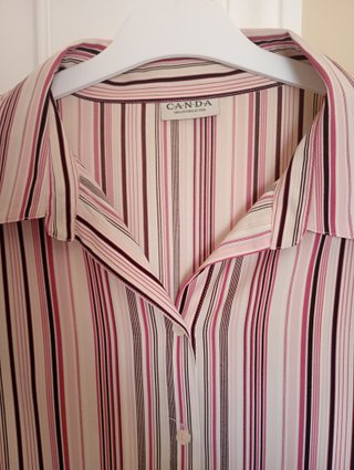 Blusa CANDA rayas rosas talla XL