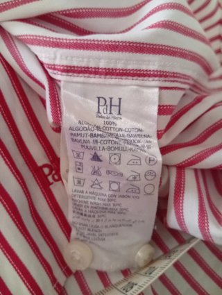 Camisa de rayas hombre